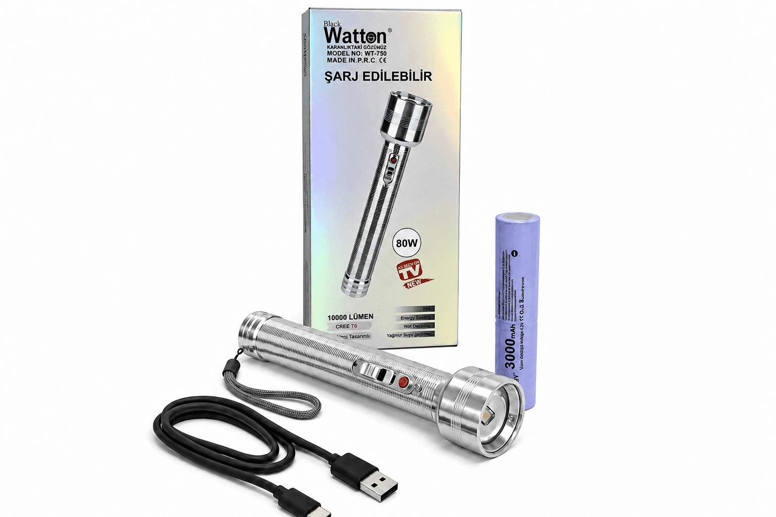 watton wt-750 nostaljik 80w sarjli-el feneri