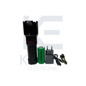 Pd-9100 30W 2800 Lümen Zoomlu Şarjlı Avcı Feneri