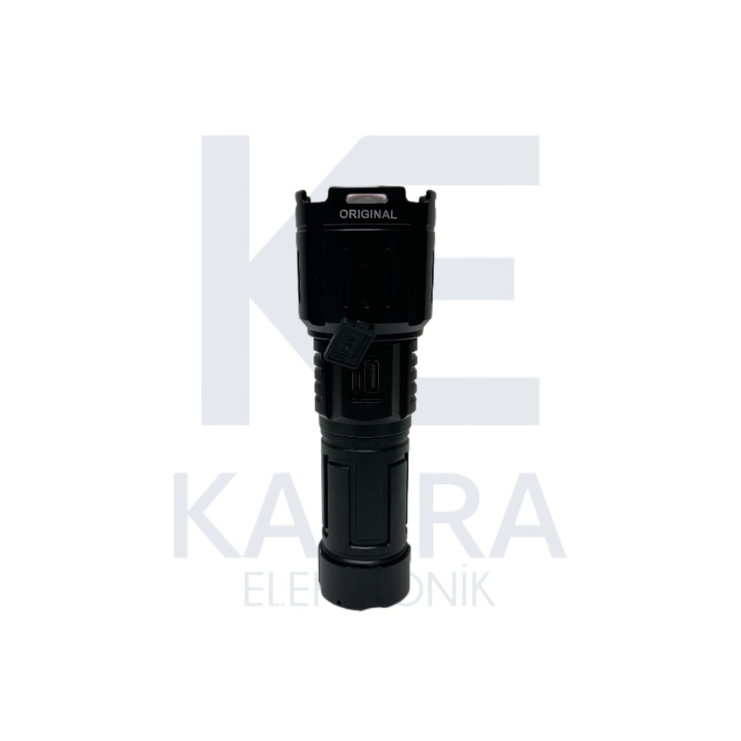 Pd-9100 30W 2800 Lümen Zoomlu Şarjlı Avcı Feneri - Görsel 3