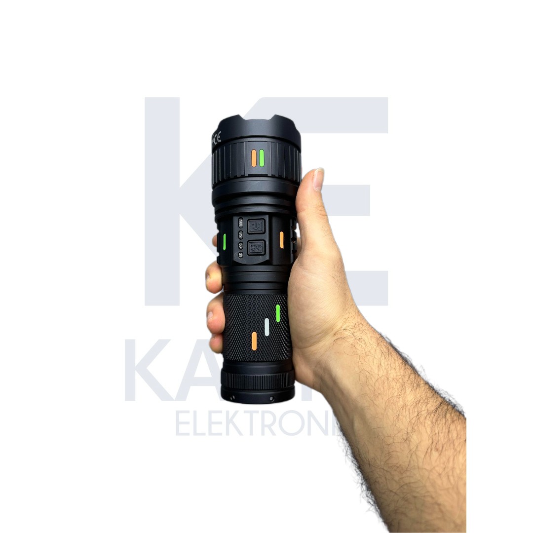 WT-731 5000 LÜMEN AVCI FENERİ LED ŞARJ GÖSTERGELİ - Görsel 4