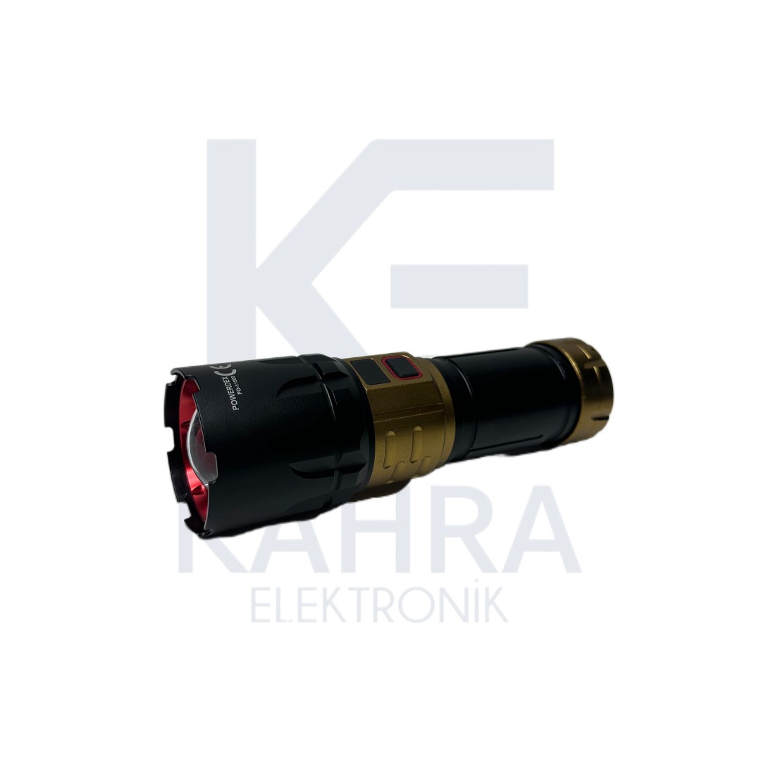 Pd-11500 40w 4000 Lümen Profesyonel Zoomlu Avcı El Feneri - Görsel 5