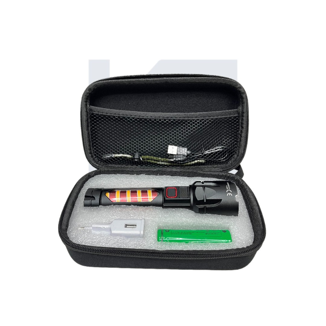 Pd-8800 20W 2000 Lümen El&Masa Feneri Profesyonel Zoom - Görsel 7