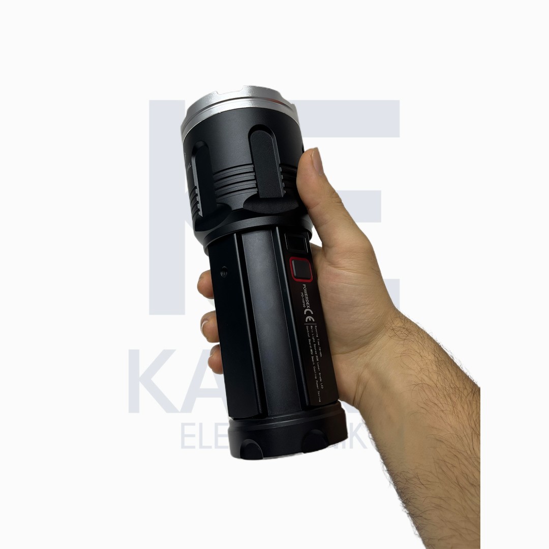 Pd-14700 60w 6000 Lümen Profesyonel Zoom+Işılkad Avcı El Feneri - Görsel 5