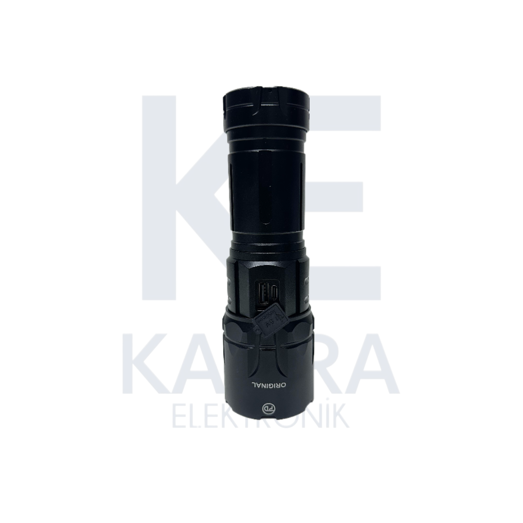 Pd-11500 40w 4000 Lümen Profesyonel Zoomlu Avcı El Feneri - Görsel 3