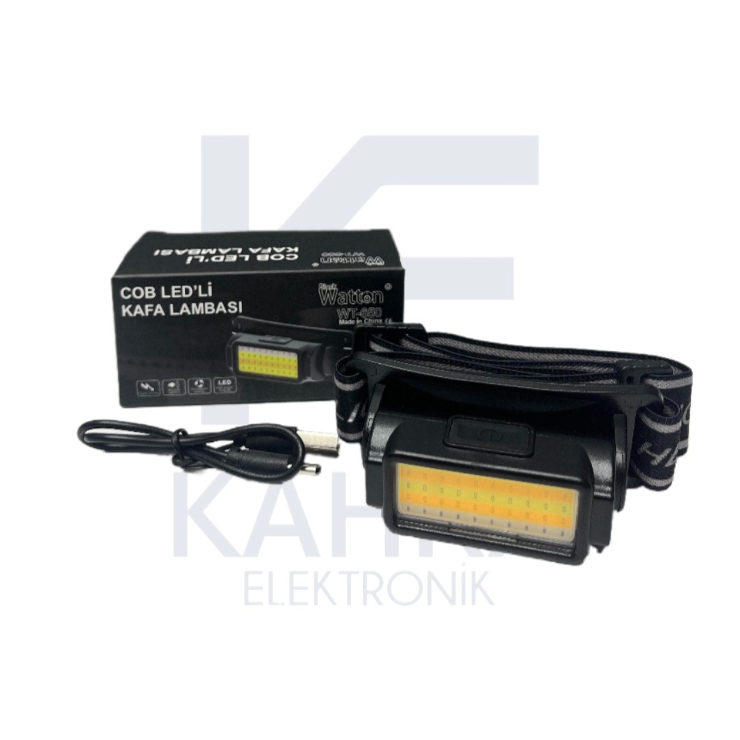 WT-650 KAFA LAMBASI ŞARJLI MODLU