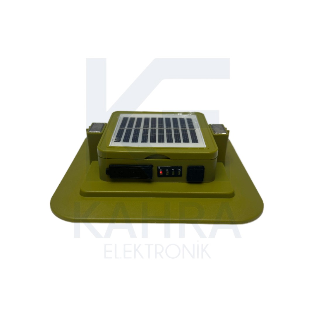 PT-385 Kamp&Bahçe Lambası Şarjlı-Solar Masa Ve Askı Aparatlı