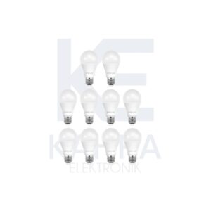 Günışığı -10'lu 9 Watt E27 Duy Led Ampul Tasarruflu Ampul