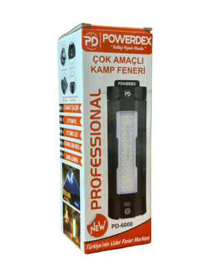 powerdex pd-6000 çok amaçlı kamp feneri