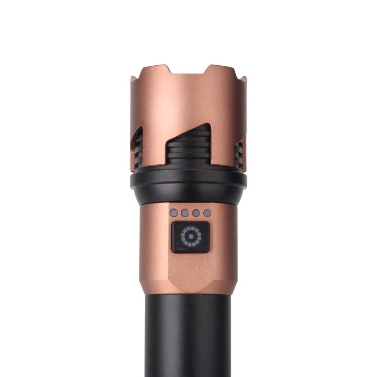 PANTHER PT-4109 30 Watt TG Ledli USB Şarjlı Zoomlu El Feneri - Görsel 3